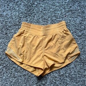 lululemon athletica Women's Yellow-Gold Athletic Shorts
